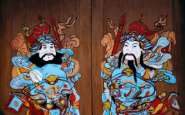 门神图片,守护家园的神秘守护者